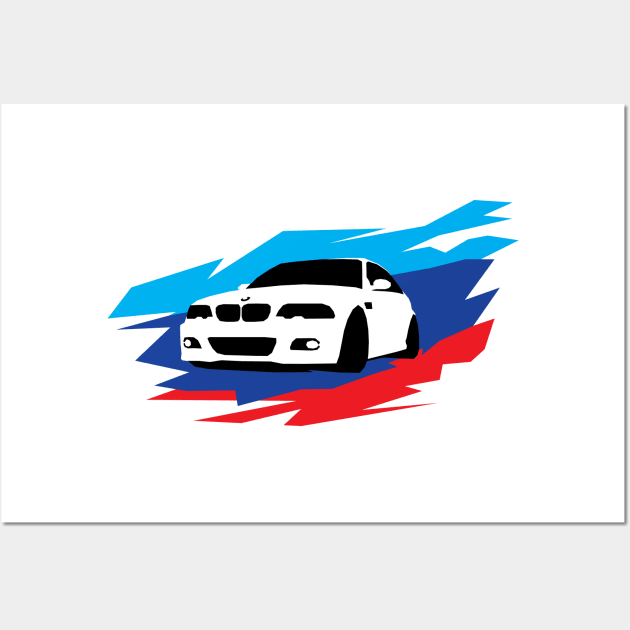 E36 M Wall Art by Randomart